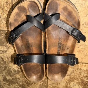 Birkenstock Men's Black Strap Sandals